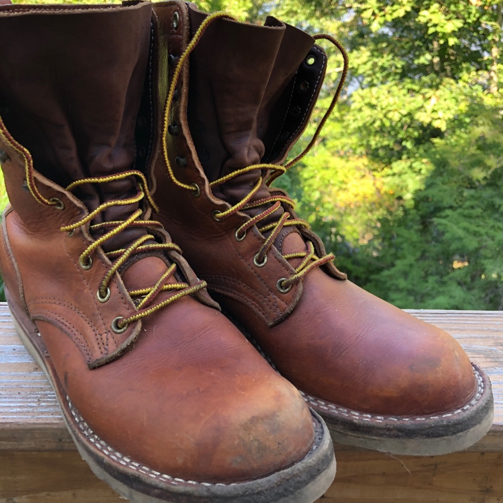 Nick’s handmade work boots